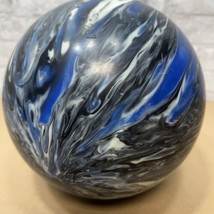 EBONITE &quot;MAXIM&quot; - Blue/white/Black Swirl Bowling Ball - 13lbs 13oz - £30.68 GBP
