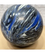 EBONITE &quot;MAXIM&quot; - Blue/white/Black Swirl Bowling Ball - 13lbs 13oz - £30.13 GBP