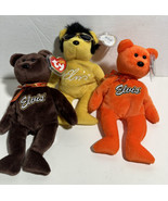 TY Beanie Babies Bears Lot Of 3 Coco Presley Solid Gold Beanie Coco Pres... - £15.33 GBP