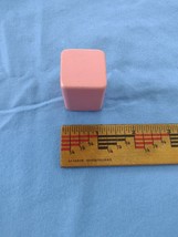 Replacement piece # 4 Melissa &amp; Doug Shape Sorting Clock Pink Square - £2.23 GBP
