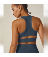 EUC Beyond Yoga - Large - Striped Jacquard &quot;Work It Over&quot; Long Line Spor... - $19.34