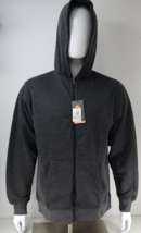 Full-Zip Hoodie Fleece Jacket Long Sleeve Casual Sweatshirt  XLGray SKU ... - £25.33 GBP