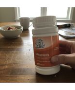 Women&#39;s Multivitamin Tablets, One Daily, Unflavored, Gluten Free, Non-GM... - $13.28 CAD
