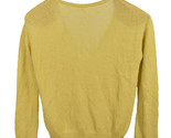 FREE PEOPLE Womens Sweater Gossamer Wide Cosy Fit Casual Yellow Size XS ... - $54.86
