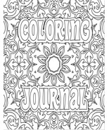 33 COLORING Pages Adult Coloring Book and Journal; Meditation; Mandala, ... - £0.79 GBP