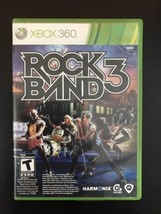 Rock Band 3 Complete Xbox 360 Microsoft 2010 Tested Working - £34.90 GBP