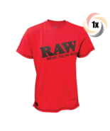 1x Shirt Raw Logo Core Design Red Comfy 100% Cotton T Shirt | XL | Stash... - $58.19 CAD