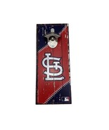 MLB Bottle Opener Wall Mount St. Louis Cardinals Plaque Wood Sign Bar Ma... - £16.55 GBP