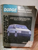 Chilton&#39;s Dodge Caravan Voyager Town 2 4wd 1984 - 91 Service Repair Manual  A135 - £7.62 GBP