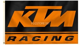 KTM Racing Flag 3X5 Ft Polyester Banner USA 90x150cm - £13.94 GBP