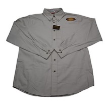 New Lee Shirt Mens M Brown Tan Button Up Western Outdoor Cowboy Workwear Classic - £21.78 GBP