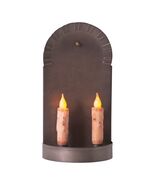 Colonial  Tin Wall Sconce 2-Light Colonial  Metal Taper Candle Holder - €35,81 EUR