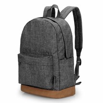 Unisex Backpack Bag Canvas Zipper Closure 15 Inch Computer Softback Men ... - £39.27 GBP+