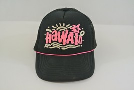Hawaii Hat Pink White Black Adjustable Mesh Back One Size Fits All Sun P... - £15.14 GBP