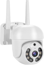 Outdoor PT WiFi IP Security Camera 3mp Home Surveillance Camera Pan Tilt... - £57.98 GBP