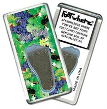 Napa Valley FootWhere® Souvenir Fridge Magnet. Made in USA - £6.38 GBP
