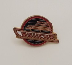 Vancouver Canucks Nhl Hockey Lapel Hat Pin Pinchback Vintage Logo Pin 1978-1997 - $19.60