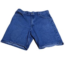 Wrangler Denim Shorts/ Men’s (40x10) Blue Med. Wash Relaxed Fit Stretch - $18.25