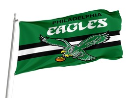 Philadelphia Eagles Flag 3x5 outdoor, NFL , Size -3x5Ft / 90x150cm, Garden flags - £23.37 GBP