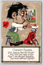 Vinegar Valentine The Cornet Player Postcard G48 - $8.95