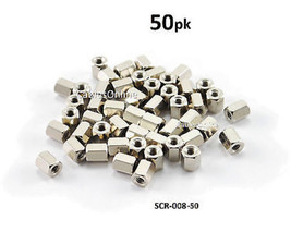 50-Pack D-Sub Cable End &amp; Bracket Computer Hex Nuts, 4-40 X 6Mm Long - $29.99