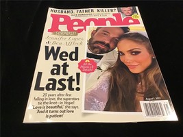 People Magazine August 1, 2022 Jennifer Lopez &amp; Ben Affleck: Wed at Last - £8.04 GBP