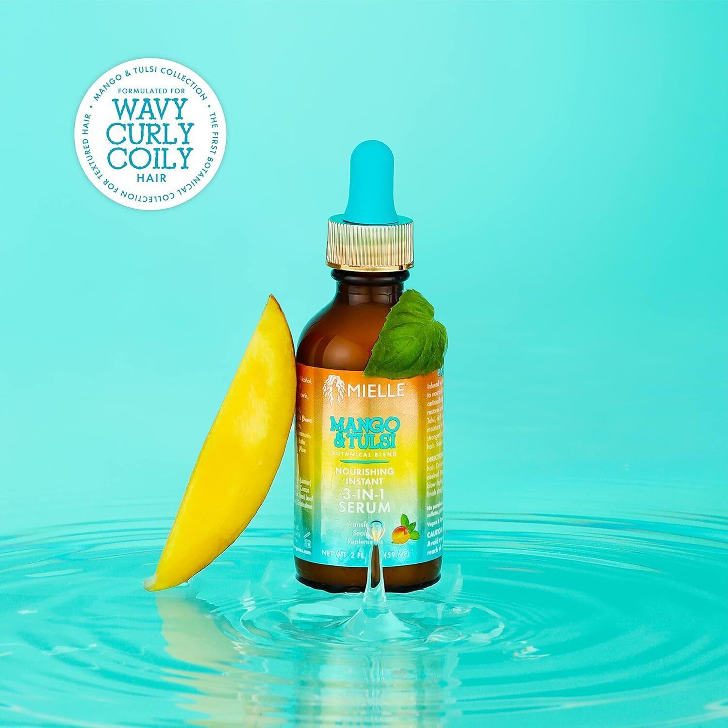 Mielle Organics Mango & Tulsi Nourishing Instant 3-in-1 Serum Item image 5