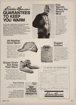 1976 Print Ad Eddie Bauer Goose Down Outdoor Clothing Seattle,Washington - £13.43 GBP