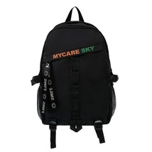 Large Men&#39;s Backpack Casual Waterproof School Bags for Teen Boy Travel Comfortab - £64.42 GBP