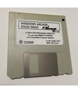 Windows Arcade Solid Gold 3.5&quot; floppy disk 1991 cosmi - $7.64
