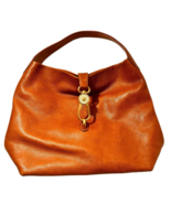 Dooney &amp; Bourke Florentine Logo Lock Shoulder Bag Natural NA 3L0882 - $323.53 CAD