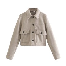 SLTNX Fashion 2023 Jackets for Women Anturn Winter Female Long Sleeve Coats Chic - £40.28 GBP