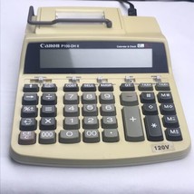 Canon P100-DH II Calendar &amp; Clock Printing Calculator Adding Machine Ten Key - £11.95 GBP