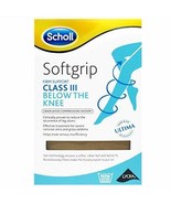 Scholl Softgrip Ultima Class 3 Open Toe Below Knee Stockings, X-Large, N... - $567.15 MXN