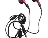JVC Classic Vintage stereo Earphones Headphones 3.5mm jack - Red - $503.60 MXN