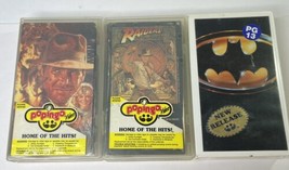 Indiana Jones VHS Raiders of the Lost Ark- Temple Of Doom  &amp; Batman - £11.44 GBP