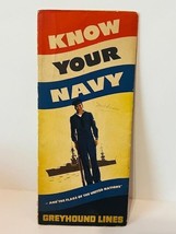 WW2 Recruiting Journal Pamphlet Home Front WWII US Know Your Navy Greyhound BC6 - £23.62 GBP
