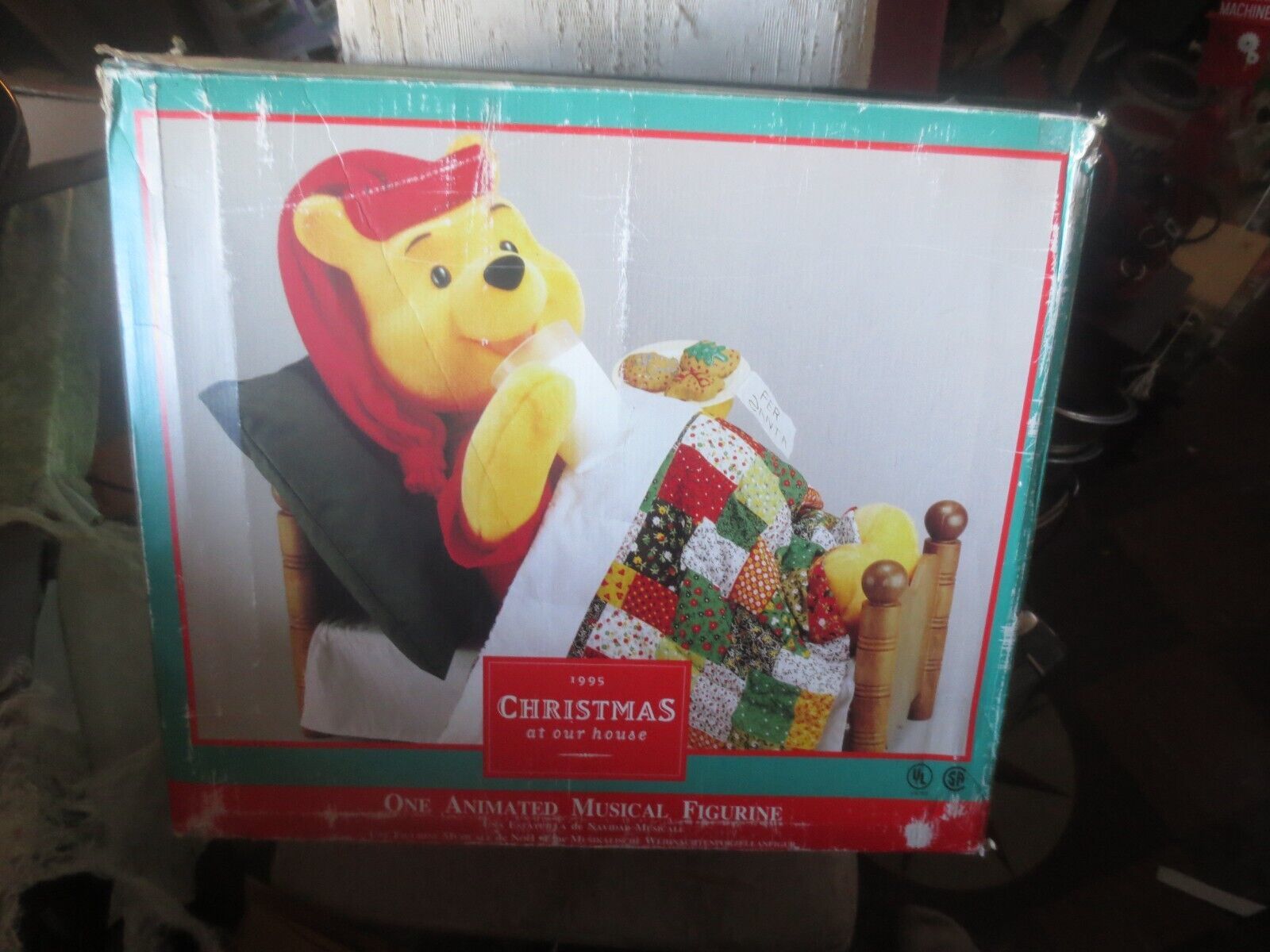 Primary image for 1995 Disney at Our House Winnie the Pooh Musical Motion Figure in box New