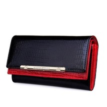 KEVIN YUN  Women Wallets Patent Leather High Quality Designer  Wallet Lady Fashi - £30.51 GBP