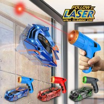 Laser Guided Wall Climbing RC Car Toys Remote Control Racing Cars Rechargeable  - £22.88 GBP