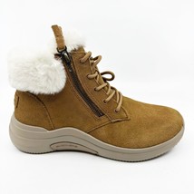 Skechers On The Go Midtown Chestnut Womens Size 6.5 Faux Fur Boots - £51.90 GBP