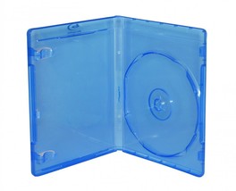 100 Brand New Premium Blue Blu-Ray Disc Single Dvd Cd Case Movie Box - £150.23 GBP