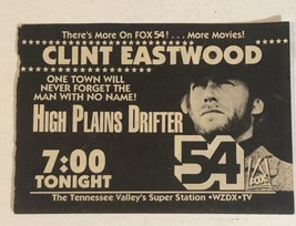 High Plains Drifter Tv Guide Print Ad Clint Eastwood TPA8 - £4.48 GBP