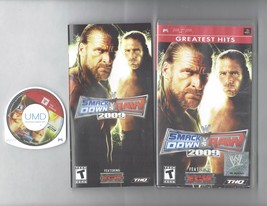 WWE Smackdown Vs. Raw 2009 Greatest Hits PSP Game PlayStation Portable CIB - $29.11
