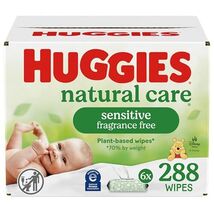 Huggies Natural Care Sensitive Baby Wipes, Unscented, Hypoallergenic, 99... - $35.18