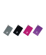 Surprizeshop Donna Golf Asciugamano Con Carabiner. Nero, Grigio, Rosa O ... - €10,60 EUR