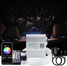 Akepo 10W Rgbw Fiber Optic Lights Kit Twinkle+App Control+Music Effect Star - $96.99