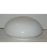 Vintage White Round Glass Lamp Ceiling Light Fixture Shade - $346.64 MXN