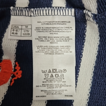 Brooks Brothers Navy White Striped Sweater 100% Cotton Size M image 9