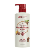 Old Spice Mens Body and Face Wash Gentlemans Blend Coffee Amber Scent 16.9 Oz - £9.23 GBP